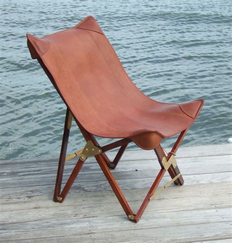 leather folding chair|Leather Folding Chair